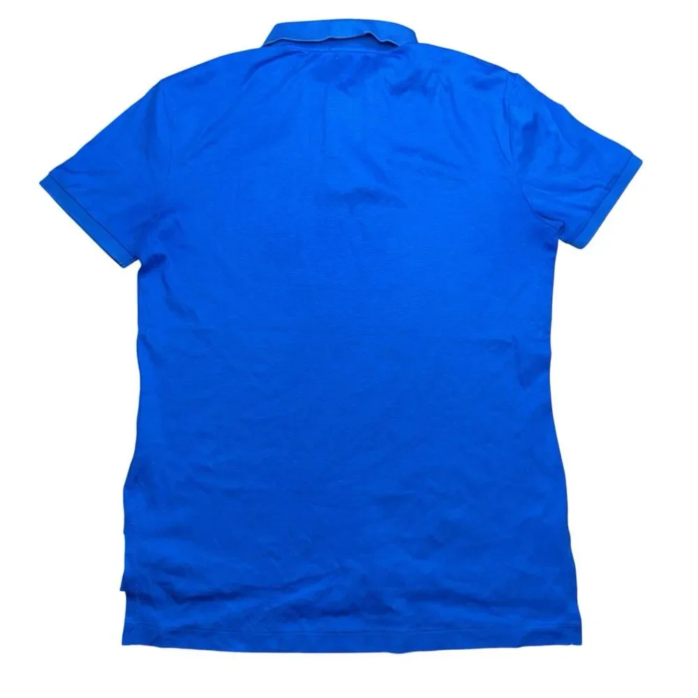 Polo Ralph Lauren Pima Cotton Soft Touch Polo Shirt Men’s Size M Blue Preppy